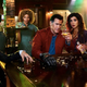 Lucy Lawless (Ruby), Ray Santiago (Pablo), Michelle Hurd (Linda B.), Bruce Campbelle (Ash Williams), Dana DeLorenzo (Kelly), and Ted Raimi (Chet). Images courtesy of Starz.